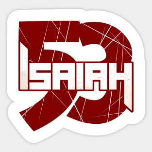 Bible Verse Isaiah 53 Chistian Clothing Sticker